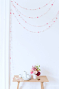 Tabletop: Springtime Pink Confetti + Tulips