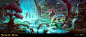 Sunborn Rising场景原画 场景概念 动画概念 设定 颜色 氛围 森林 游戏