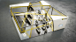 Kennametal Trade Fair: Design and 3D-Visualization : Check out the drafts I made for the stand of Kennametal.