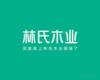 林氏木业新logo设计及含义_LOGO大...