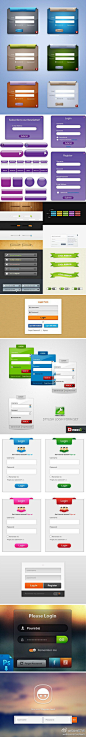 #每日素材#素材推荐-网页设计之登陆框素材：漂亮舒适的登陆框会带给用户良好的印象，也对留住用户有帮助，虽然是简简单单的输入用户名和输入密码的程序，但这个看似简单的小设计往往让设计师们绞尽脑汁。这期的素材推荐整理了一些不同种类的登陆框设计素材，大家可以借鉴借鉴！http://t.cn/zQhtK5y