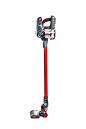 Hoover DS22GR Discovery Cordless Vacuum Cleaner, 0.7 Litre, Titanium/Red-厨具-亚马逊中国