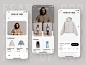 Fear Of God Fashion Store App Concept store shop purchase design clothes iphone x iphone xs xr ios app collection wear concept fashion store app fog fear of god product design mobile ux ui