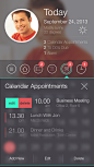 Organiser Calendar App Design for iPhone on Behance