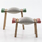 Sugar stool by Raw Edges for Moroso