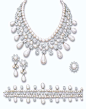 哈利温斯顿天然珍珠和钻石绰号的“海湾明珠全套首饰”，皇室爱不释手的珍珠钻石项链，公主们的最爱，大约有193天然珍珠和166颗钻石。据说，这套首饰，包括钻石项链、钻石戒指、耳环、手链，售价高达31,360,932美元。