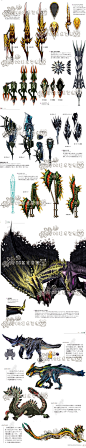 064 游戏原画怪物猎人4大全 设定 游戏 动漫 资料 图集 高清绘画-淘宝网