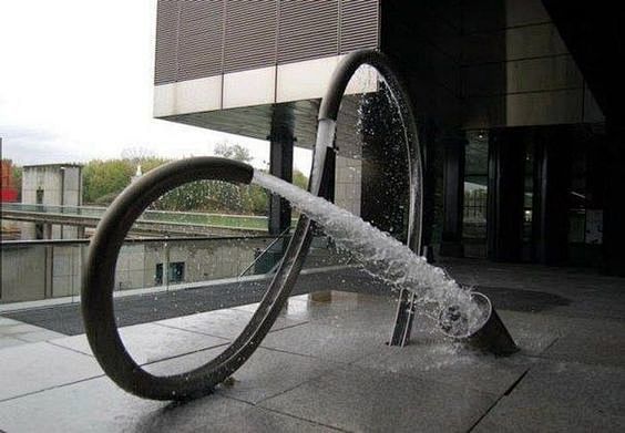 Modern fountain...th...