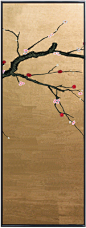 现代新中式装饰画 餐厅客厅沙发背景墙画 古典花卉挂画四条屏竖-淘宝网