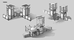 LVAI采集到【手绘板：建筑场景-速写】