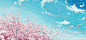 anime Makoto Shinkai sakura cherry blossoms anime scenery yuf.gif cross road anime sakura 