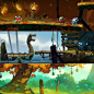 Oddmar Game level concepts, Volkan Yenen : One of the challenging part while I was creating art assets is level designs are created independently from level designer. Starting from empty level to fully polished level with different art assets for differen