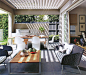 Louvered patio roof. Brilliant!! {can't actually get to the right link but I love this idea}