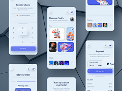 山卡拉叔叔采集到Dribbble UI同步更新