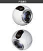 Samsung/三星 Gear360度 全景相机 VR专用相机 4k摄像高清运动 摄像机【图片 价格 品牌 报价】-京东