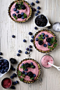 Raw Berry Tarts for Valentine’s Day