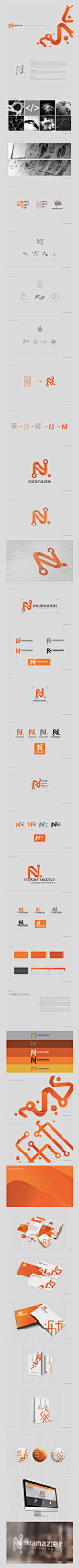 Notamazter visual identity on Behance