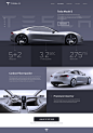 Tesla «Model S» Promosite Concept on Behance