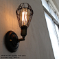 工业壁灯创意复古厨房阳台壁灯具过道玄关 酒吧咖啡厅爱迪生壁灯