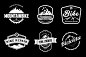 Mountain Bike Retro Badges : 6 Badges & Stickers:A set of 6 Retro Vintage Badges & Stickers which can be used as your logos, labels, badges, watermark and other identity and branding materials.Use these insignias as your latest project identity an