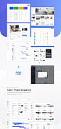 UI Kits : The first and the largest design kit for web apps and dashboards developed in React with open roadmap and monthly updates. With second release we're counting 60 new screens including 4 full conceptual apps. All based on Symbols and Styles.<br