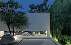 灵感邦丨ideabooom采集到L丨示范区展示区售楼处景观设计丨新亚洲中式住宅居住区入口廊架庭院