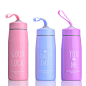 KLS001-300 Double Wall Vacuum Insulated Thermos Cup. Material:Stainless Steel, Silicone rubber rope,Vacuum  Capacity:300ml/350ml  Packaging: 1piece in PP bag & color box, 50pcs into per carton