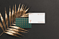 vietnam Coconut copper luxury brand palm Plant logo 2019