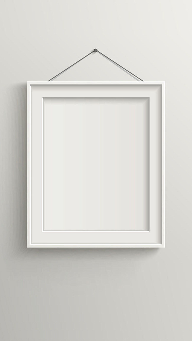白色画框展板H5背景- HTML素材网