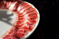 decorated arrangement of iberian cured ham on plate by Juan Aunión on 500px
火腿
