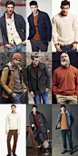 Men's Cable and Fisherman Knit Jumpers and Cardigans Outfit Inspiration Lookbook