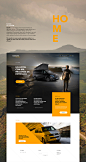 Web Design a Luxury car renting on Behance