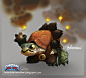 Skylanders Imaginators Doomlander Bazooka Class : This is one of the Doomlander Boss Concepts I designed for Skylanders Imaginators.  Each Doomlander has a different weapon class.  This is the Bazooka Class Doomlander.  The fun part...