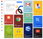 Google+ Grid by Haraldur Thorleifsson.#配色参考#