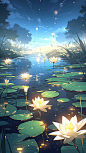 visualdesign_anime_dragon_lily_flower_pond_wallpaper_in_the_sty_ff36fa3d-8752-4e94-98e7-cf89f5ade219