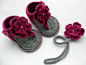 Baby Crochet Sandals, these are too cute someone make them for my Hannah