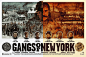 Gangs of New York : Privately commissioned screen printed poster for Martin Scorsese's 2002 epic 'Gangs of New York'.