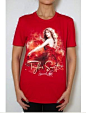 预订美国Taylor Swift正品T恤Speak Now Tour Tee Red