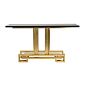 Precious Metal - BK GOLD LEAF CONSOLE TABLE