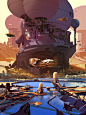 the bay, sparth . : The Bay.
personal artwork. 2014

sneak peak from Structura 3:
http://www.amazon.com/Structura-3-The-Art-Sparth/dp/1624650120