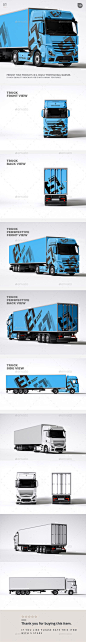 Truck Mock Up  PSD Template • Download ➝ https://graphicriver.net/item/truck-mock-up/17097695?ref=pxcr