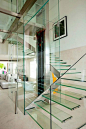 家装楼梯玻璃隔断效果图—土拨鼠装饰设计门户