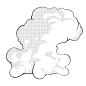 日式漫画绘画爆炸烟雾效果元素 AI矢量图案PNG免抠图案设计PS素材 (76)