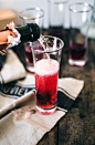 Hibiscus French 75 Punch