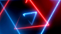 抽象霓虹灯三角形(可循环)