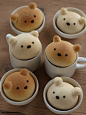 bear~、bear、熊、可爱、摄影、面包、呆、食物、美味、好吃、美食、honey、萌