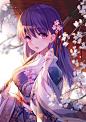 Bison倉鼠 on Twitter : “桜　#Fate”