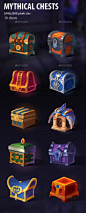 Mythical Chests by analeo | GraphicRiver
