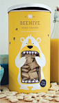 Concept Branding and Packaging: ‘Beehive Honey Squares’: 