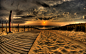 HDR photography beaches clouds fences sand wallpaper (#603460) / Wallbase.cc